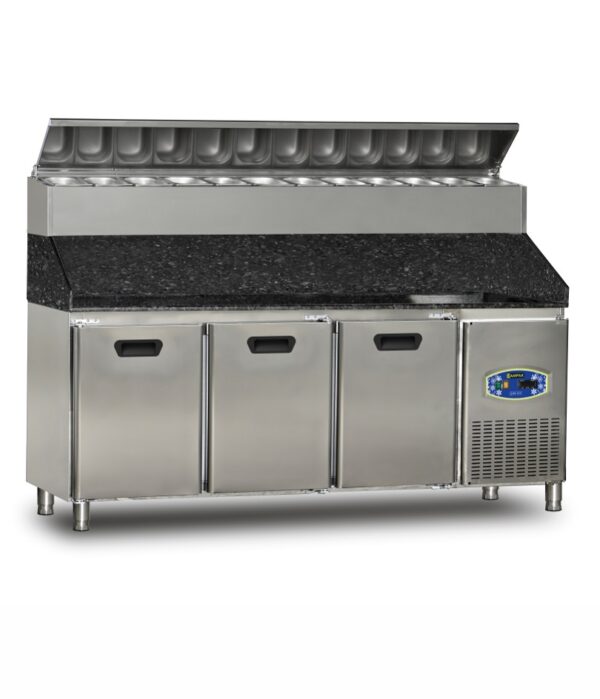 22TBF3S-PY70-GR تاپینگ سکو دار سه درب گرانیت