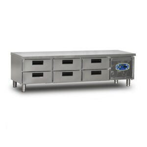 22CBS0S-60.6Cیخچال زیر کانتری 6کشو