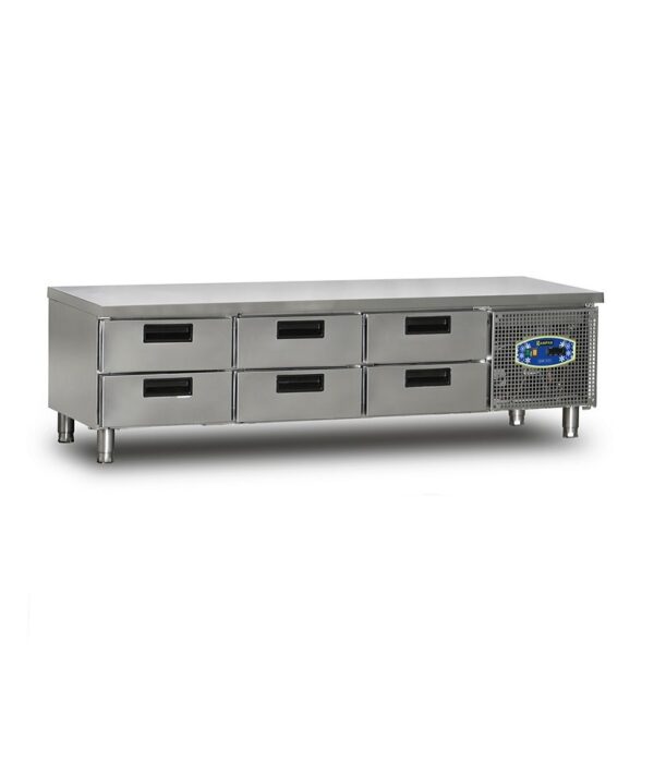 22CBS0S-60.6Cیخچال زیر کانتری 6کشو