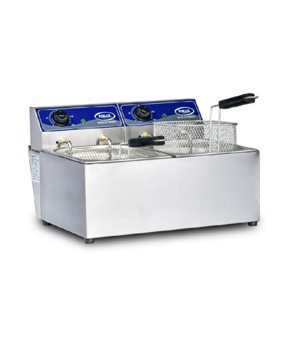 M060-1 سرخ کن دو لگن برقی