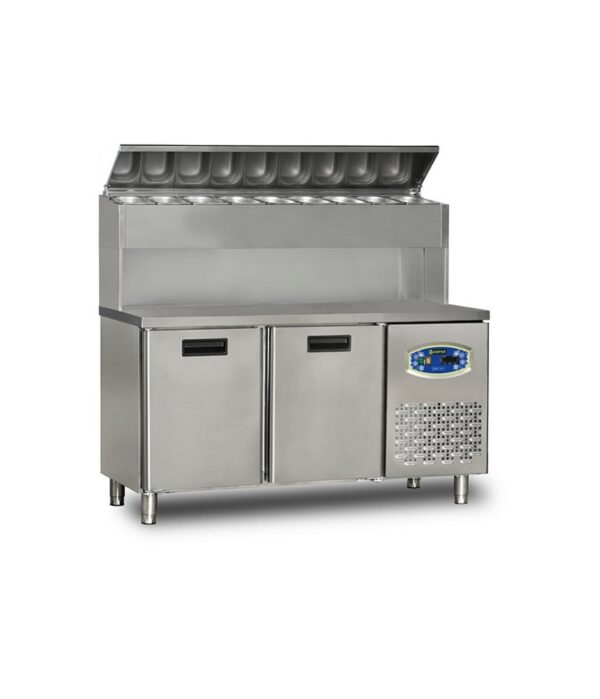 22TBF2S-PA70 فریزر تهیه پیتزا زیر کانتری 2 درب